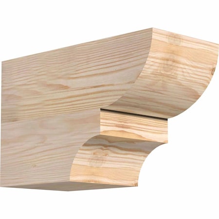 Ekena Millwork Ridgewood Smooth Rafter Tail, Douglas Fir, 5 1/2"W x 8"H x 12"L RFT06X08X12RID00SDF